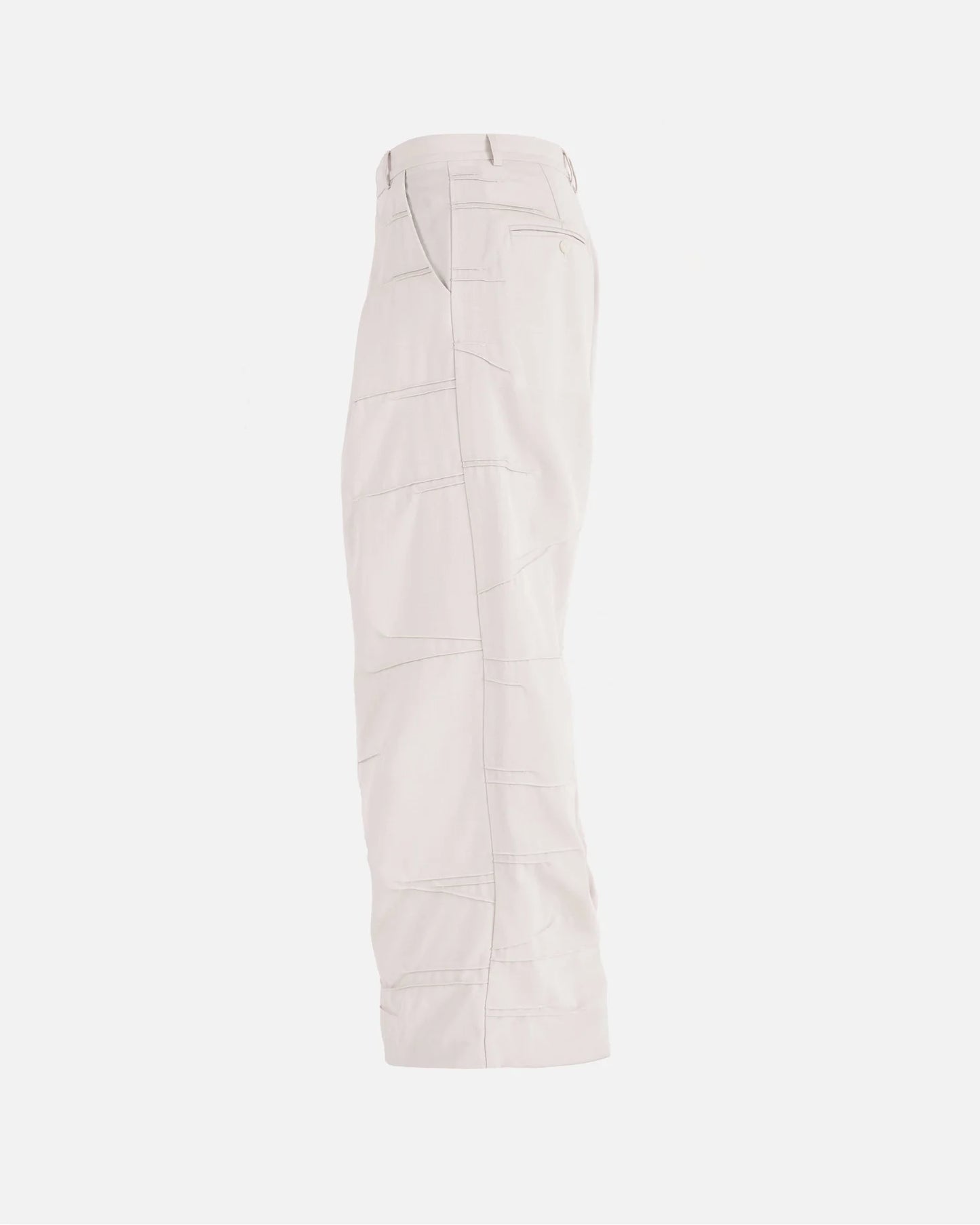 Braille Trouser - Ecru White - Flat 4