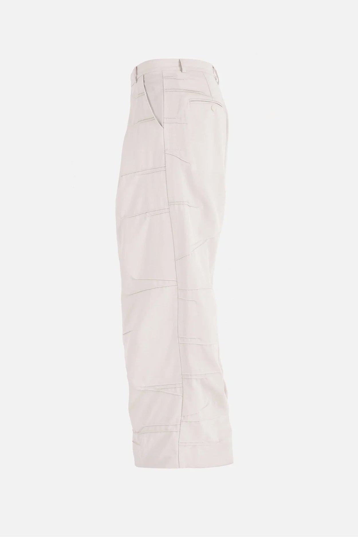 Braille Trouser - Ecru White - Flat 4