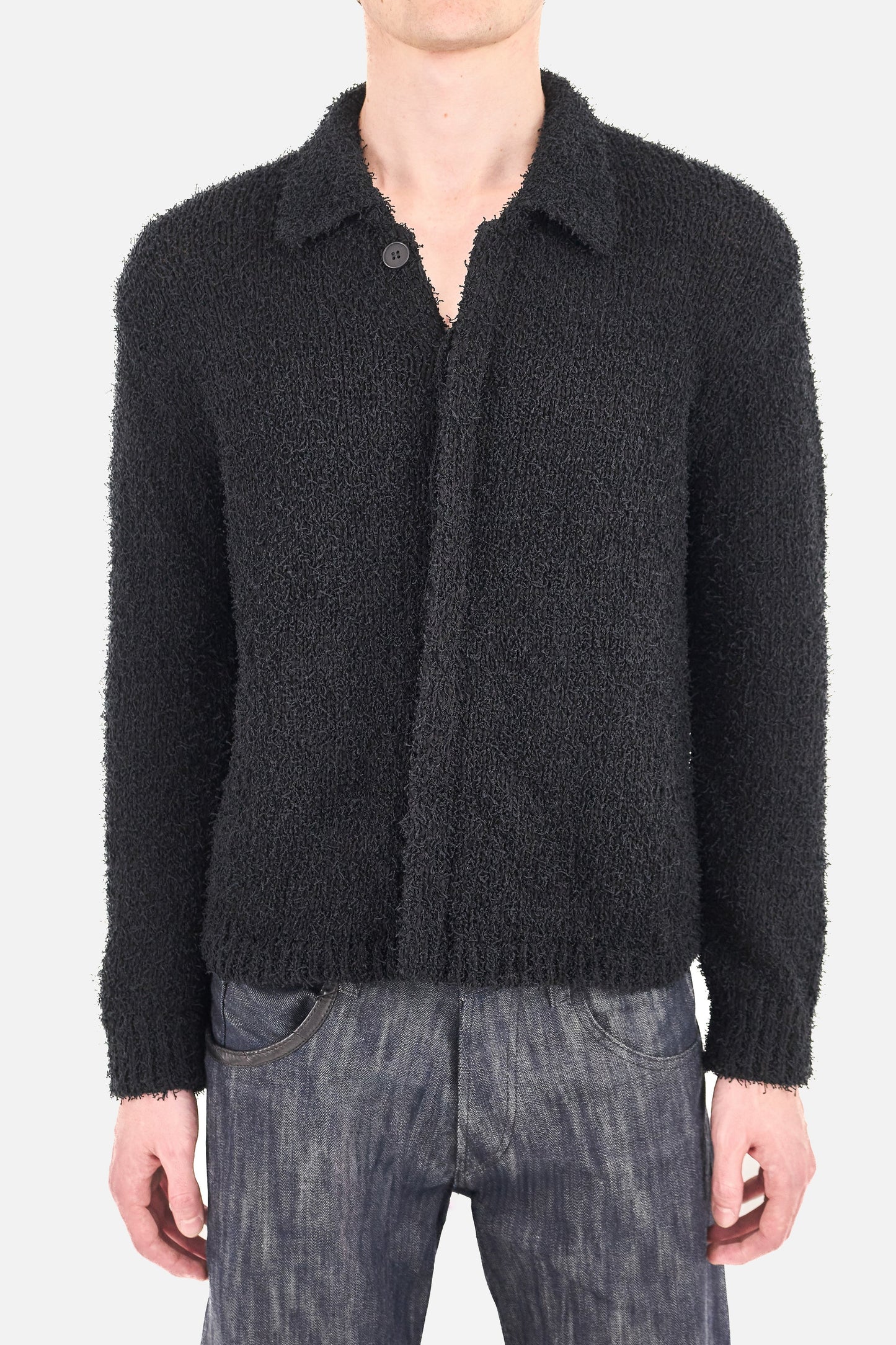 Fringe Knitted Heavyweight Cardigan