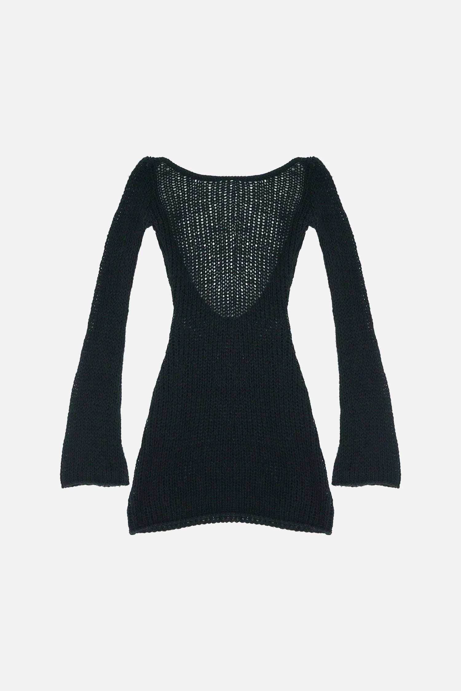 Loose-Gauge Backless Dress – Sachraga