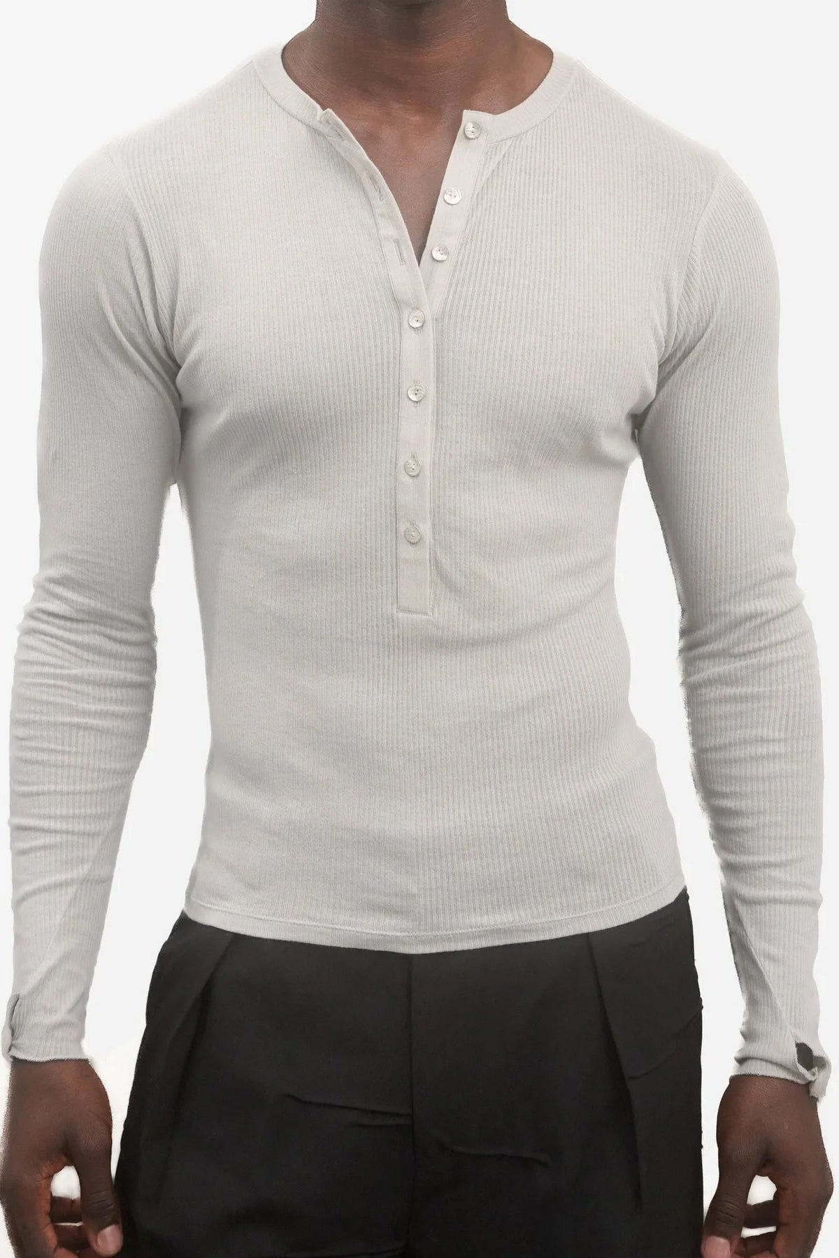 Nero Henley - Silver Birch - On Fig 1