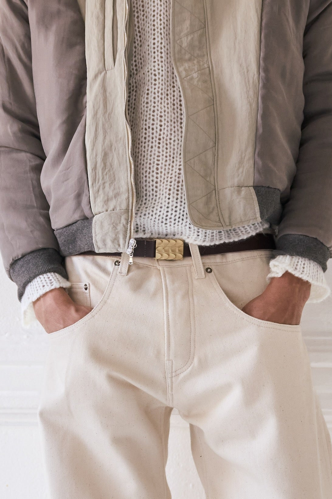Eclipse Italian Leather Belt - Small