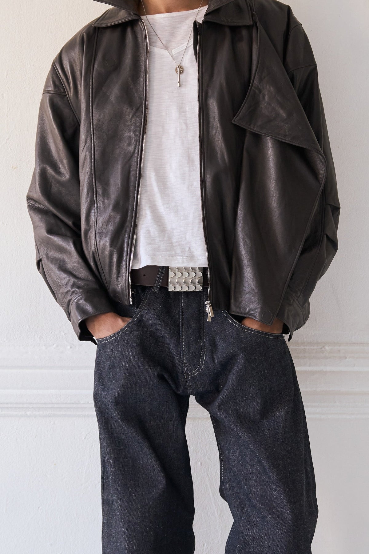 Eclipse Italian Leather Belt