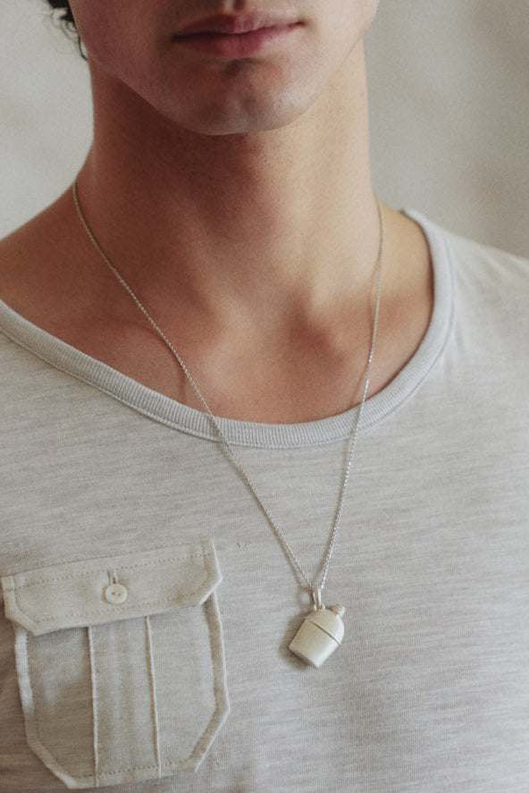 Canteen Sterling Silver Necklace