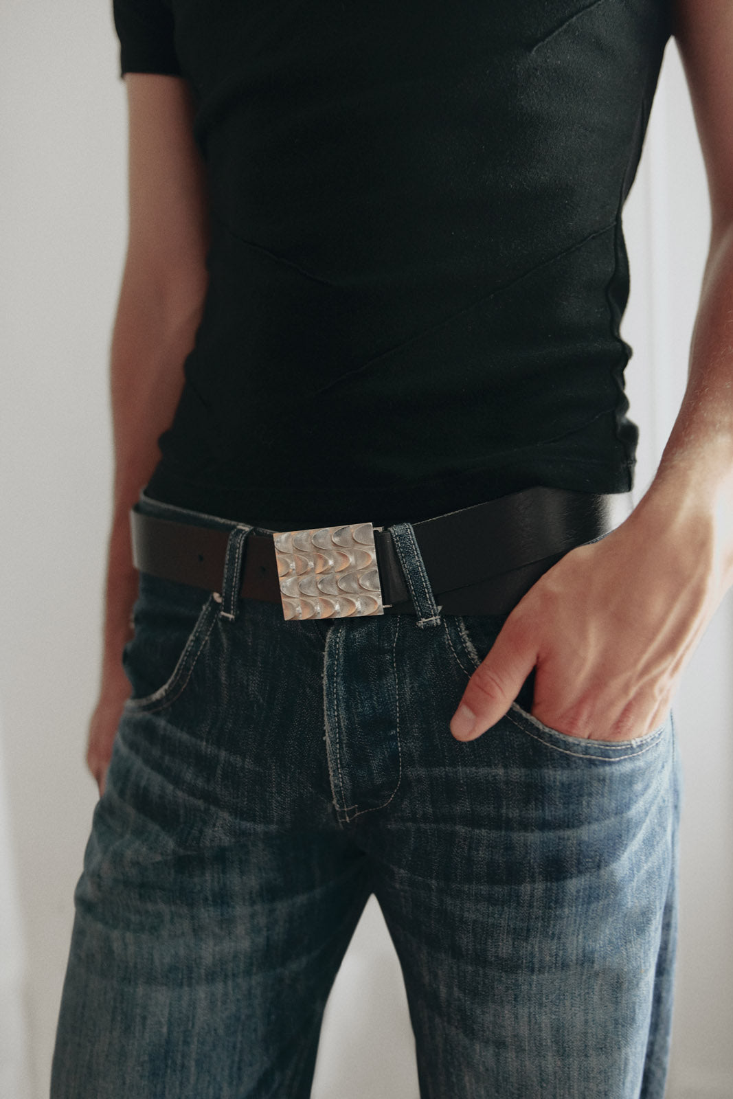 Eclipse Italian Leather Belt
