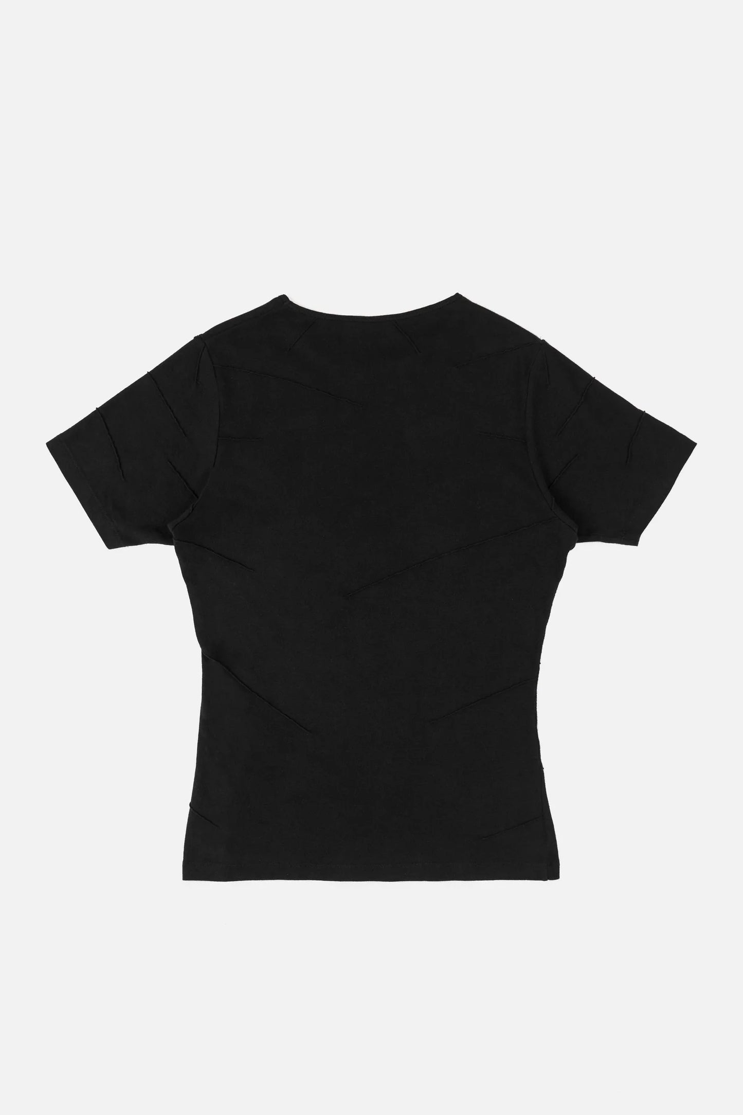 Braille T-Shirt - Deep Black - Flat 2