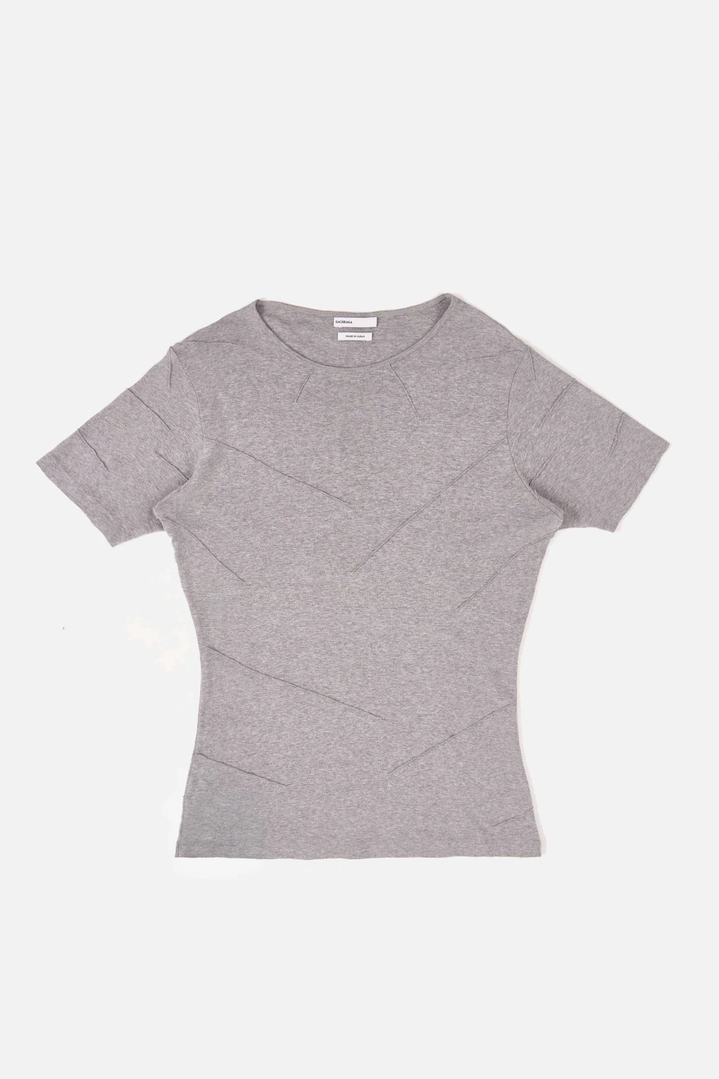 Braille T-Shirt - Heather Grey - Flat 1