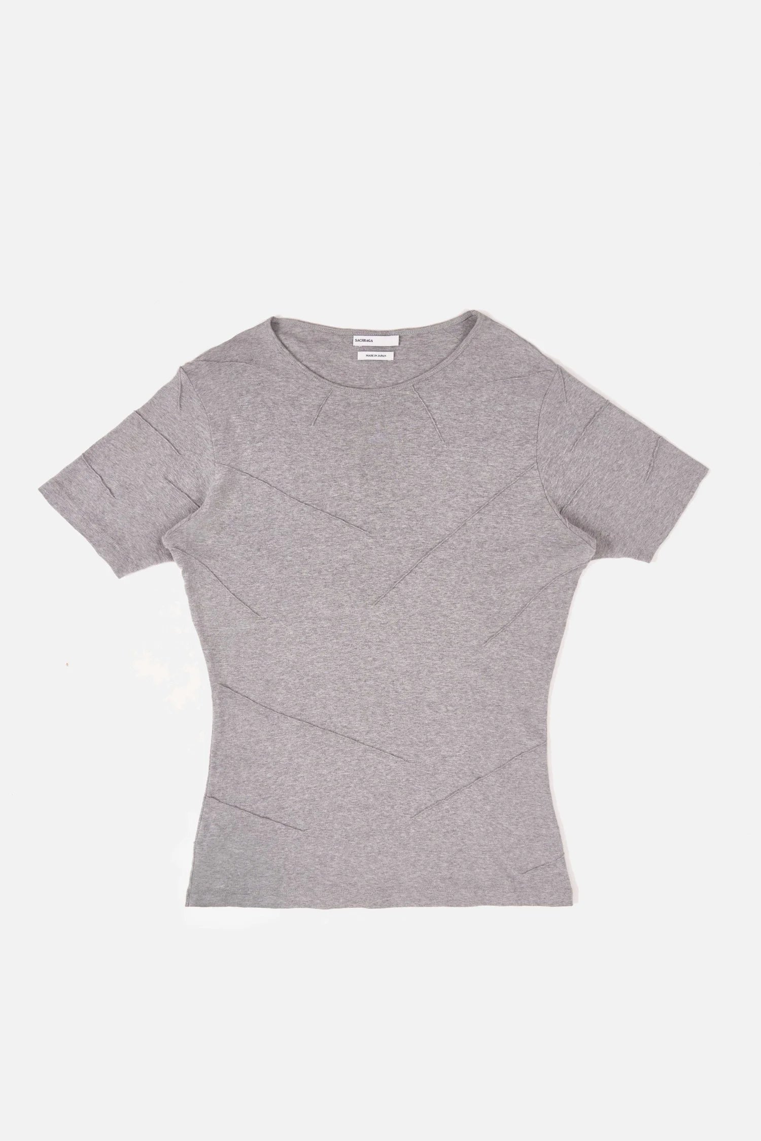 Braille T-Shirt - Heather Grey - Flat 1