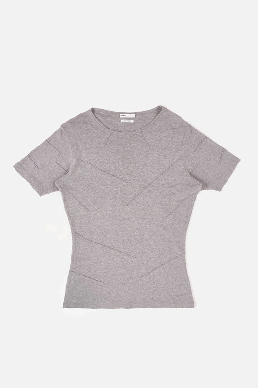 Braille T-Shirt - Heather Grey - Flat 1