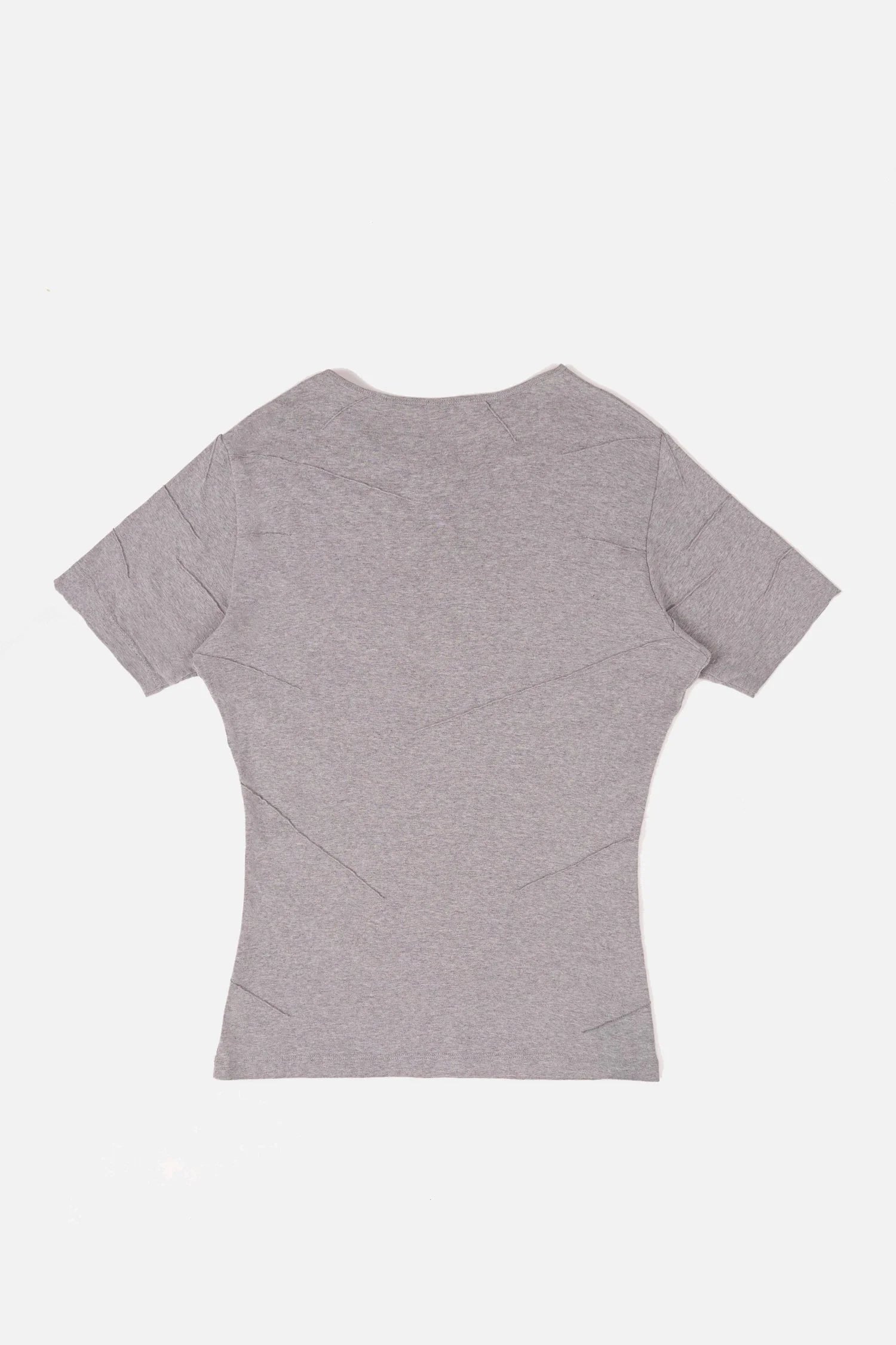 Braille T-Shirt - Heather Grey - Flat 2