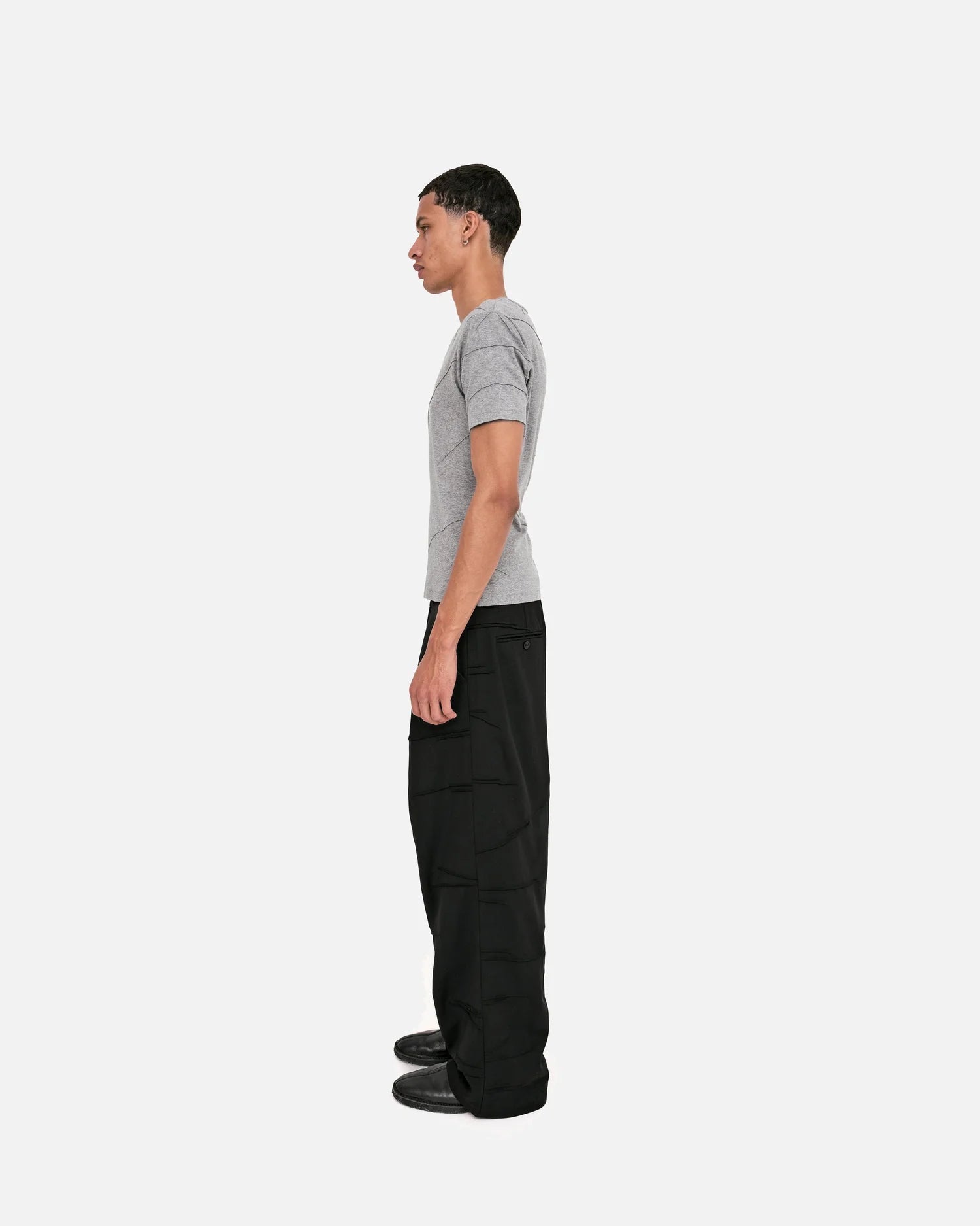 Braille Trouser - Deep Black - Body 2