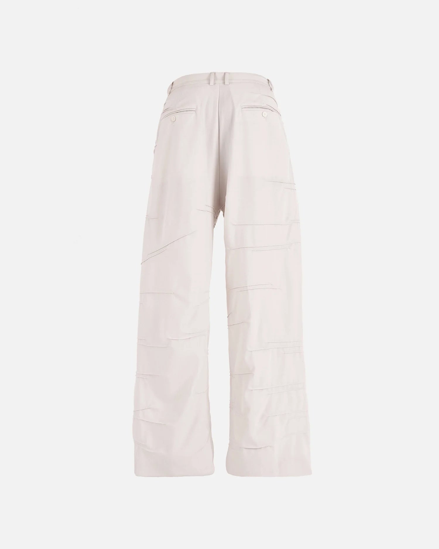 Braille Trouser - Ecru White - Flat 3