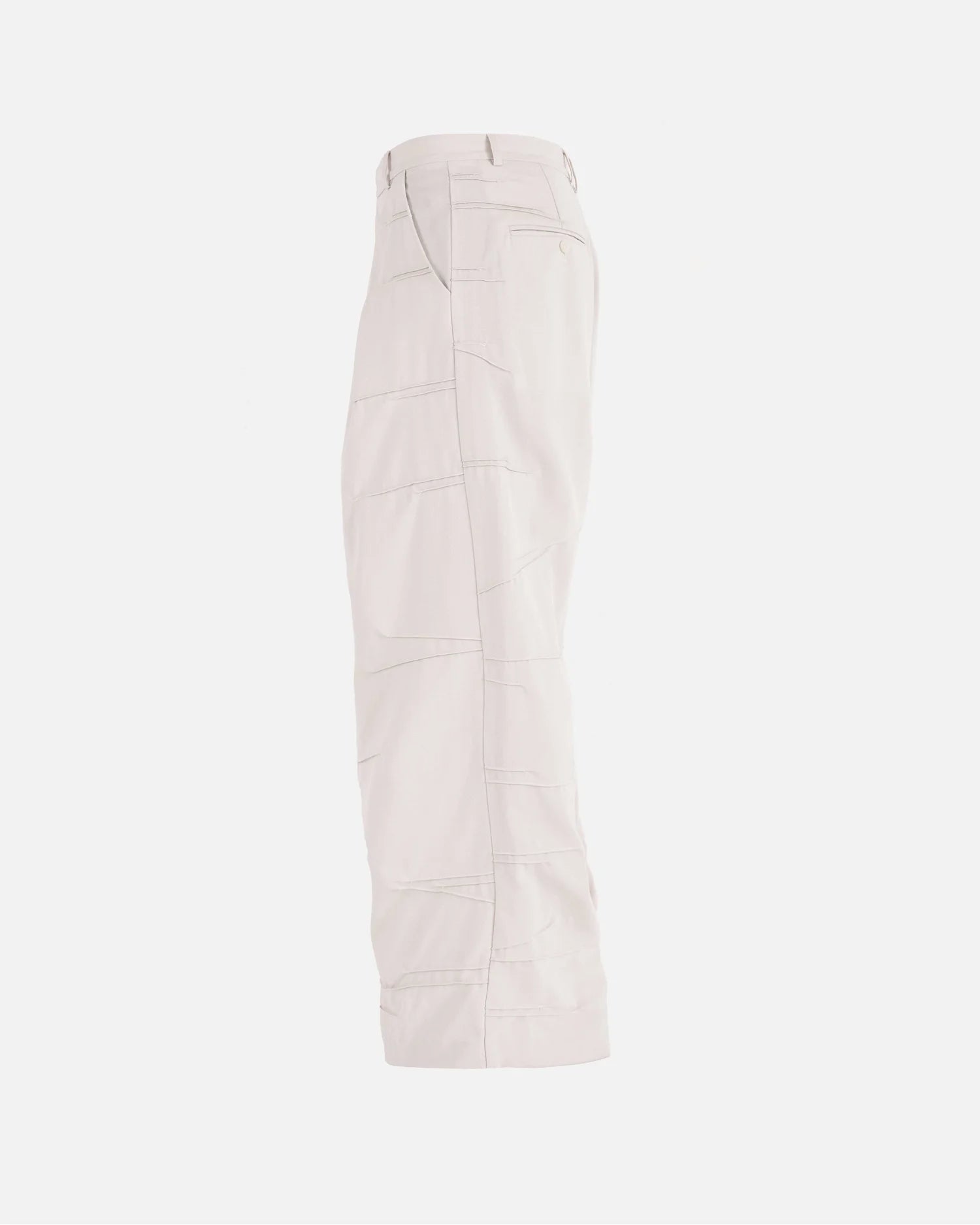Braille Trouser - Ecru White - Flat 4