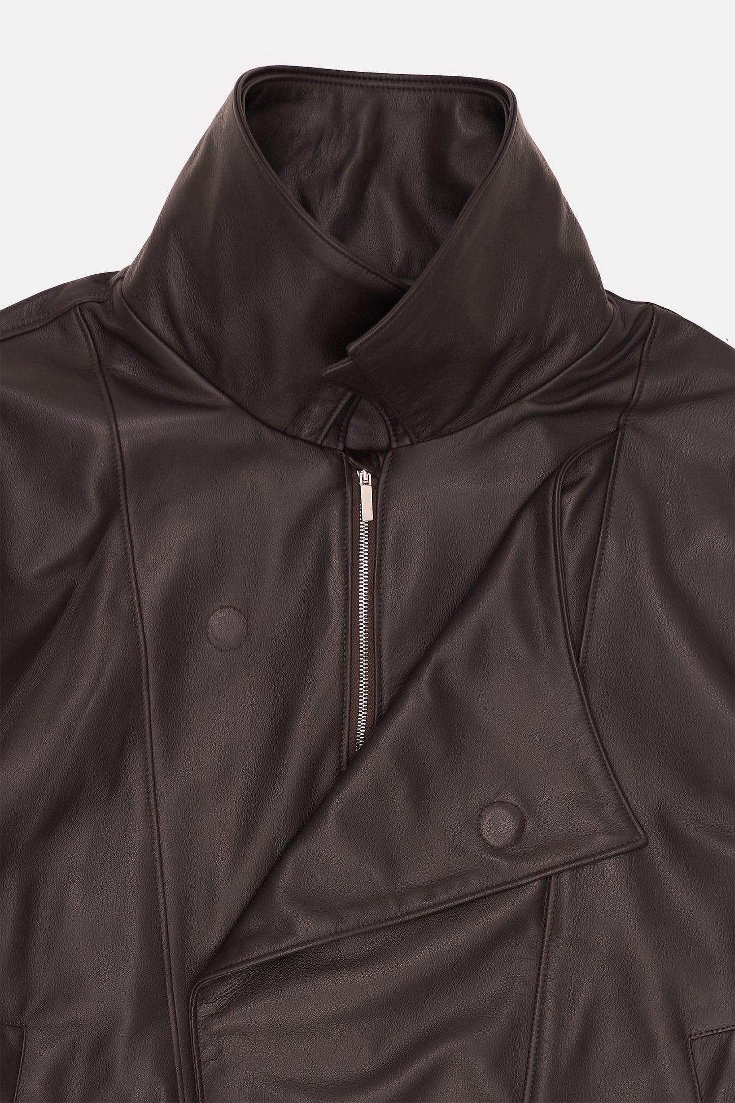 'Bureau' Leather Blouson