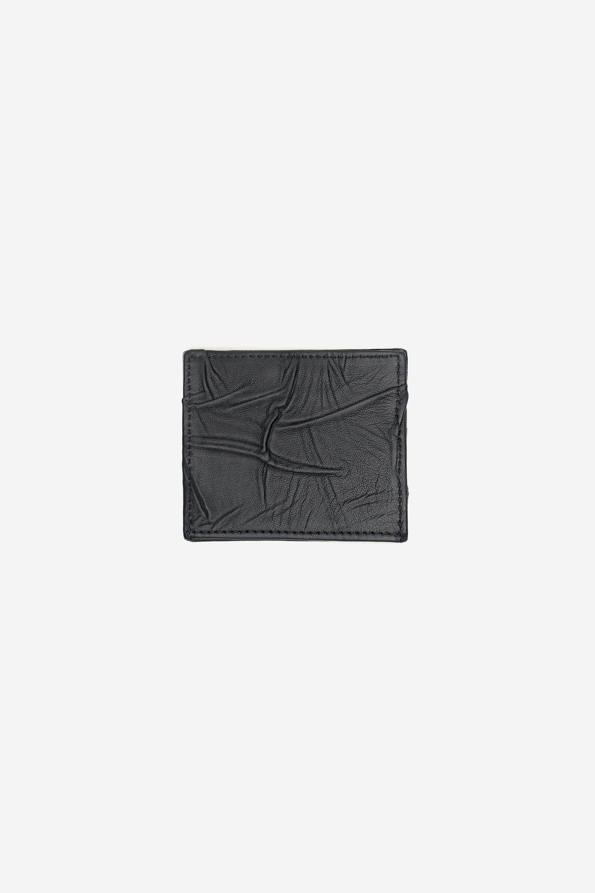 Creased Leather Cardholder