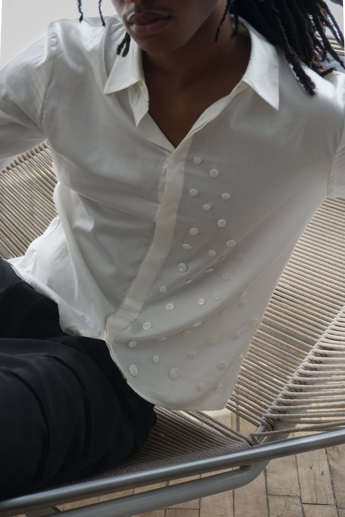 constellation dress shirt Galaxy Long Sleeve Men Button up Shirt, Space Themed Stars Universe Cosmos Print Unique Buttoned Collar Dress Shirt With Chest Pocket
