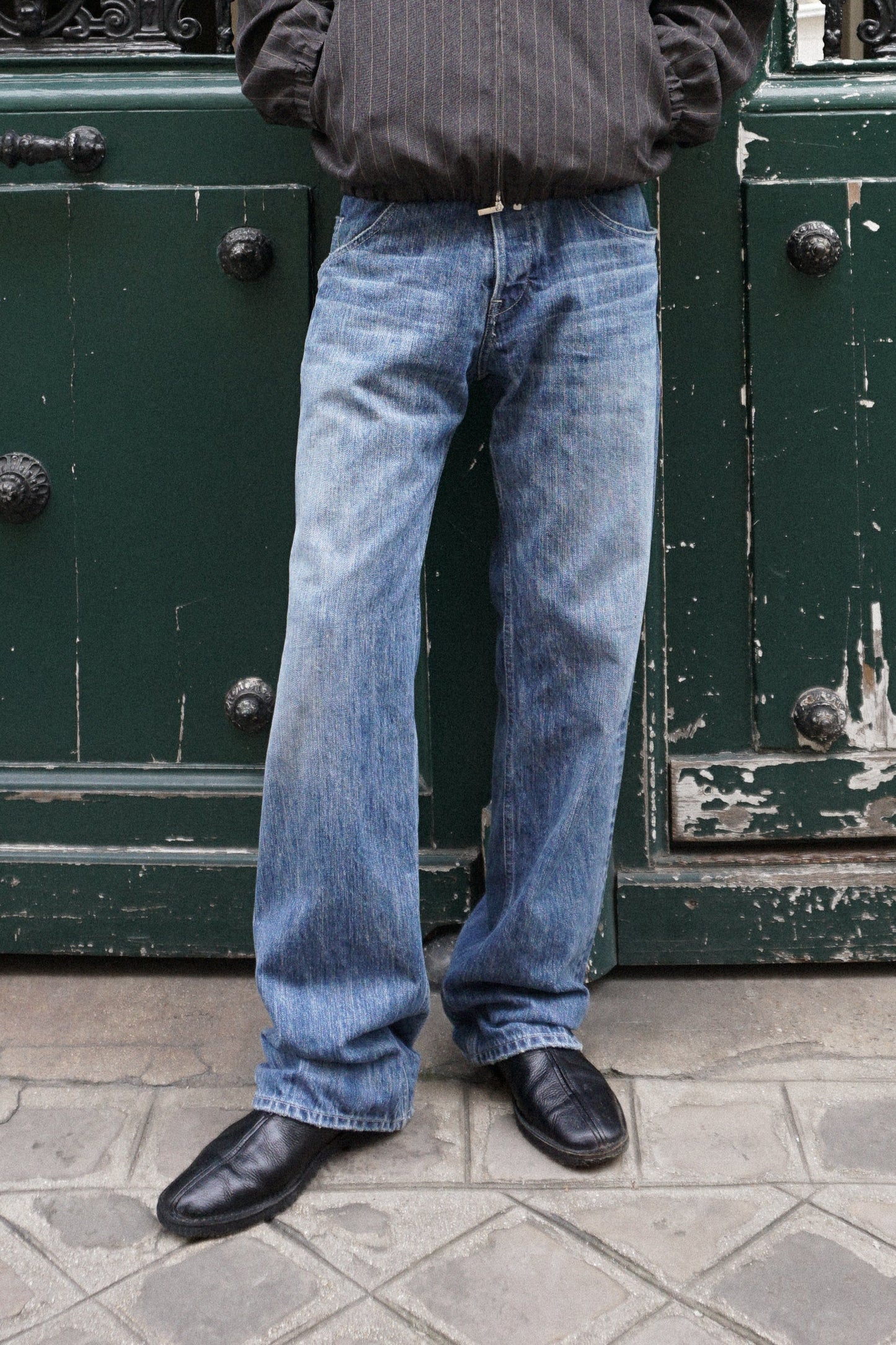 Light-Wash 'Sling' Selvedge Denim
