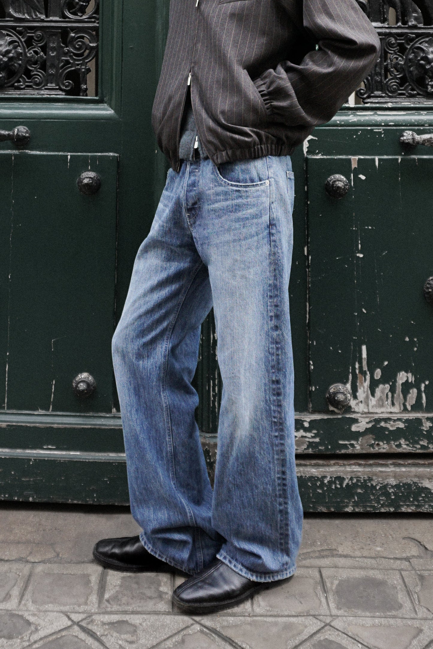 Light-Wash 'Sling' Selvedge Denim