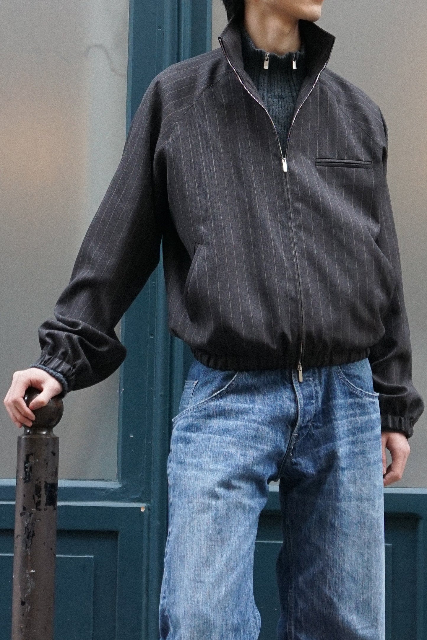 'Haruto' Wool Track Jacket