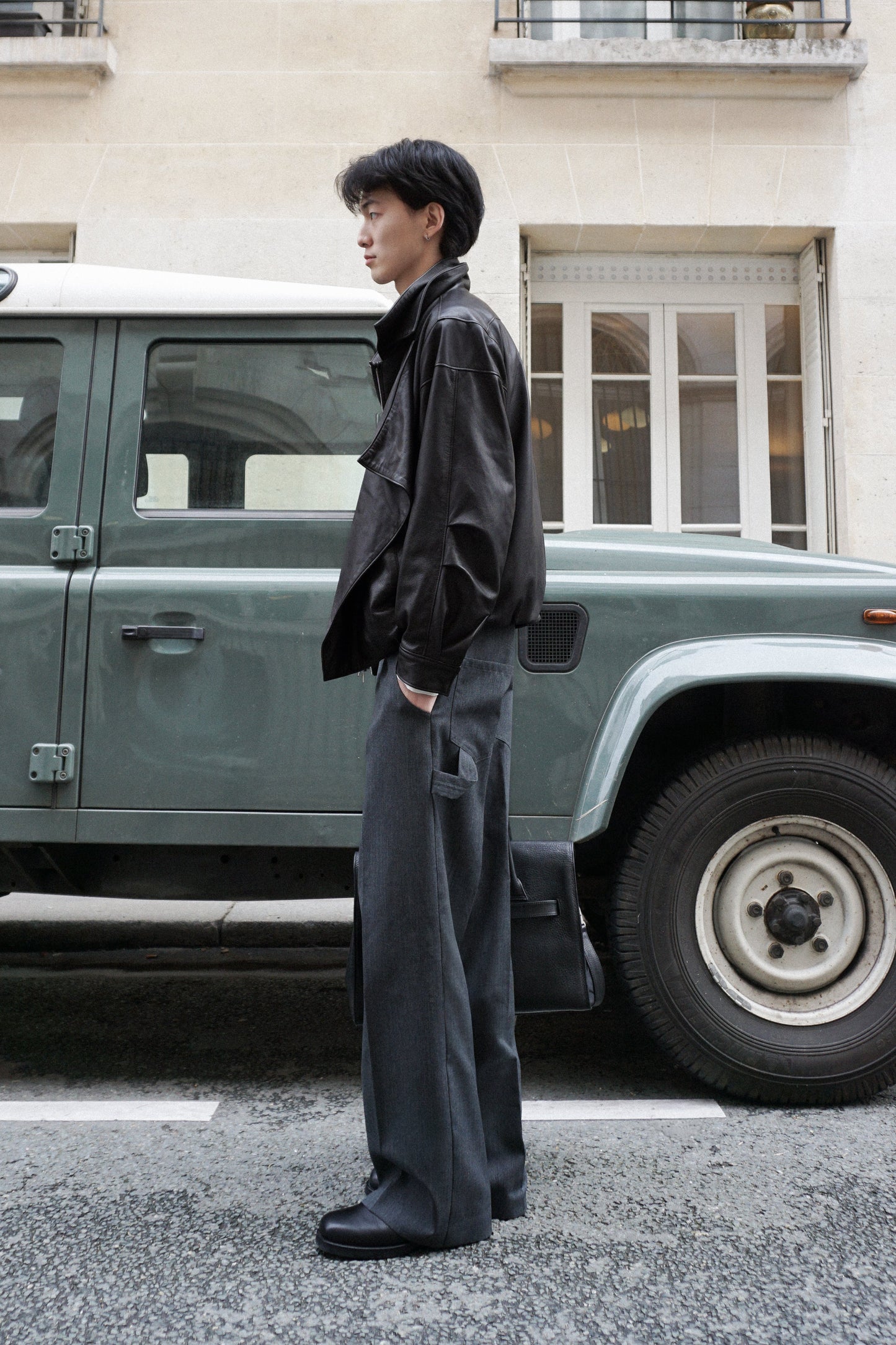 'Shigoto' Wool Carpenter Trousers