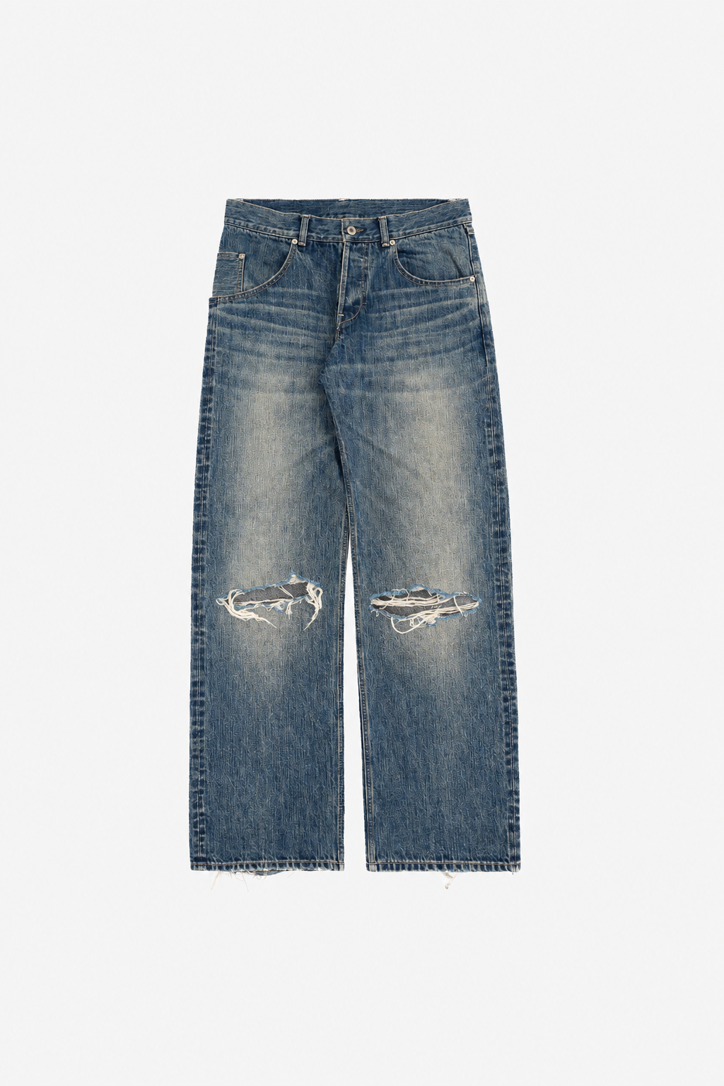 Sling Japanese Distressed Denim Jeans