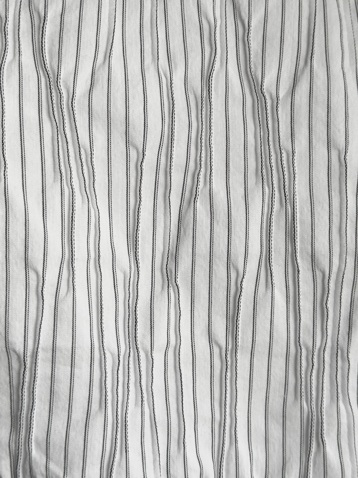 Phantom Creased Japanese Cotton Striped Shorts