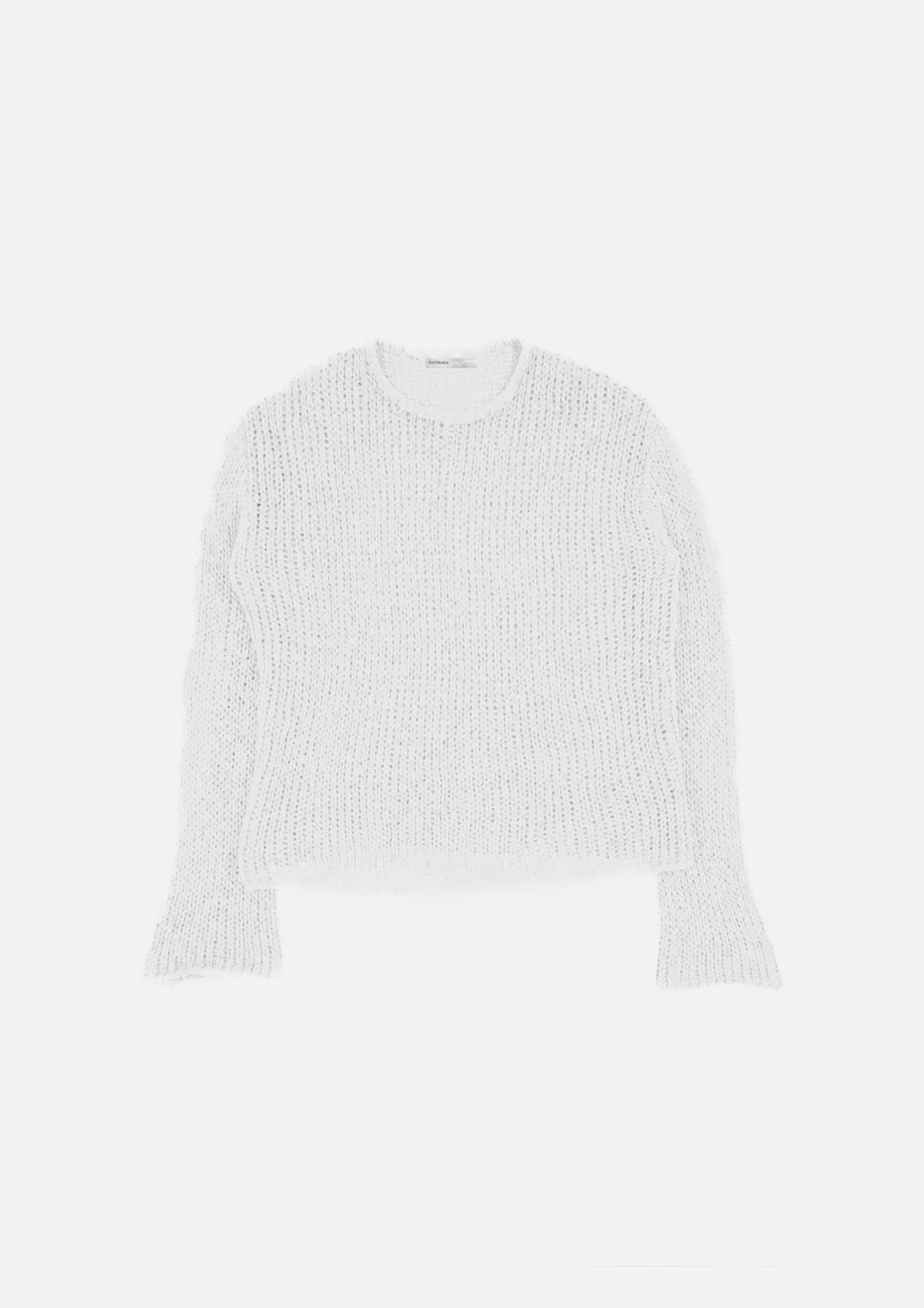 Loose-Gauge Mohair Knit Sweater