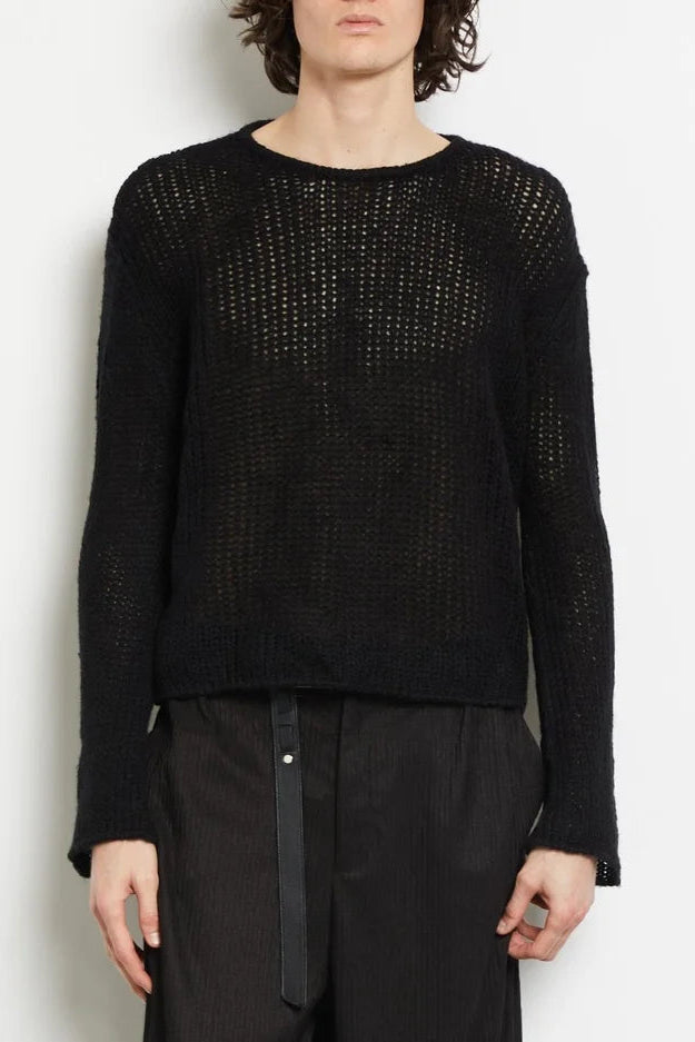 LooseGauge Sweater - Ink - On Fig 1