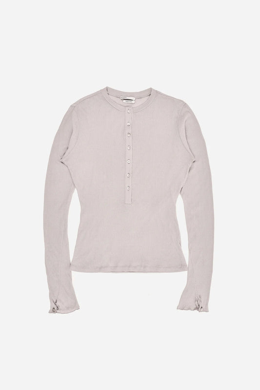 Nero Henley - Silver Birch - Flat 1