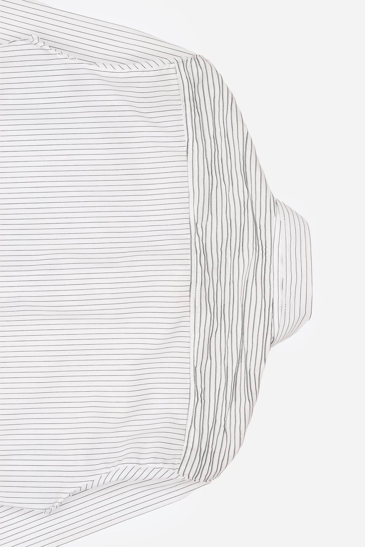 Phantom Creased Japanese Cotton Striped Shirt