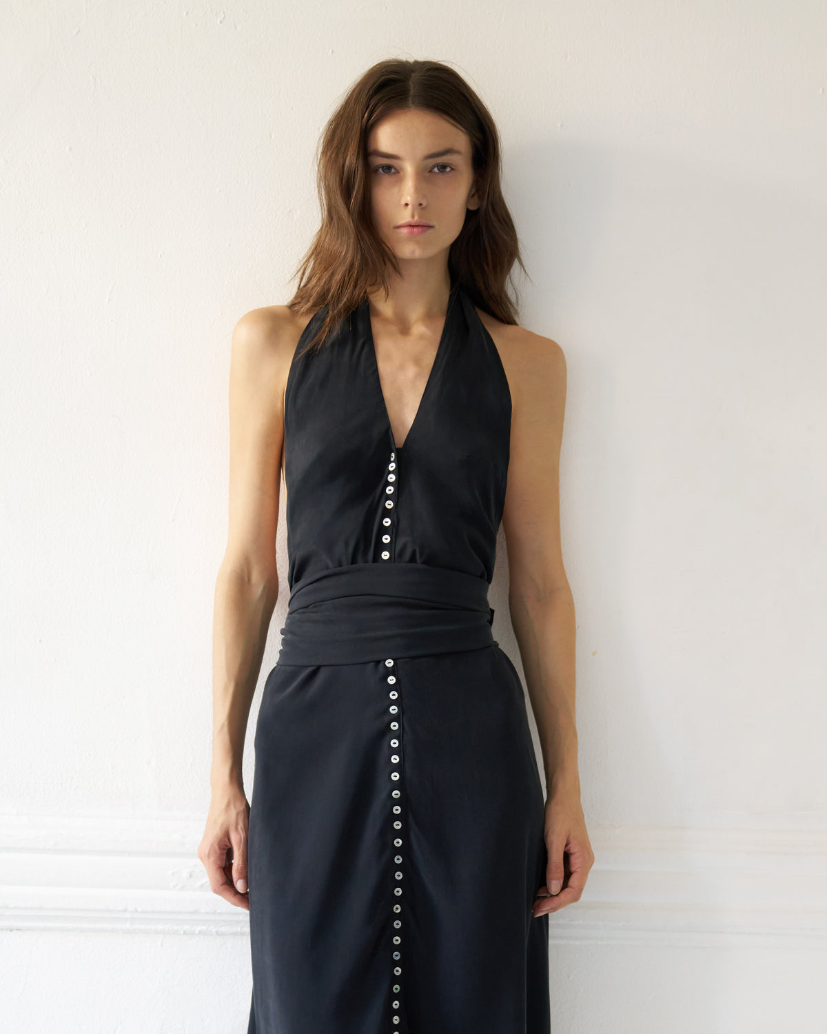 Selene Halter Maxi Dress