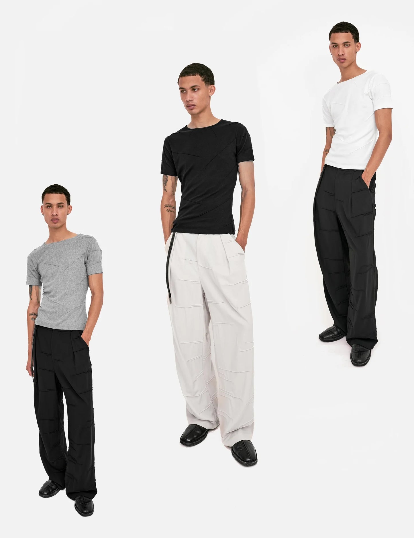 Braille Fitted T-Shirt (Three-Pack)