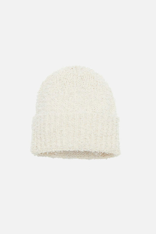 Fringe Knit Beanie