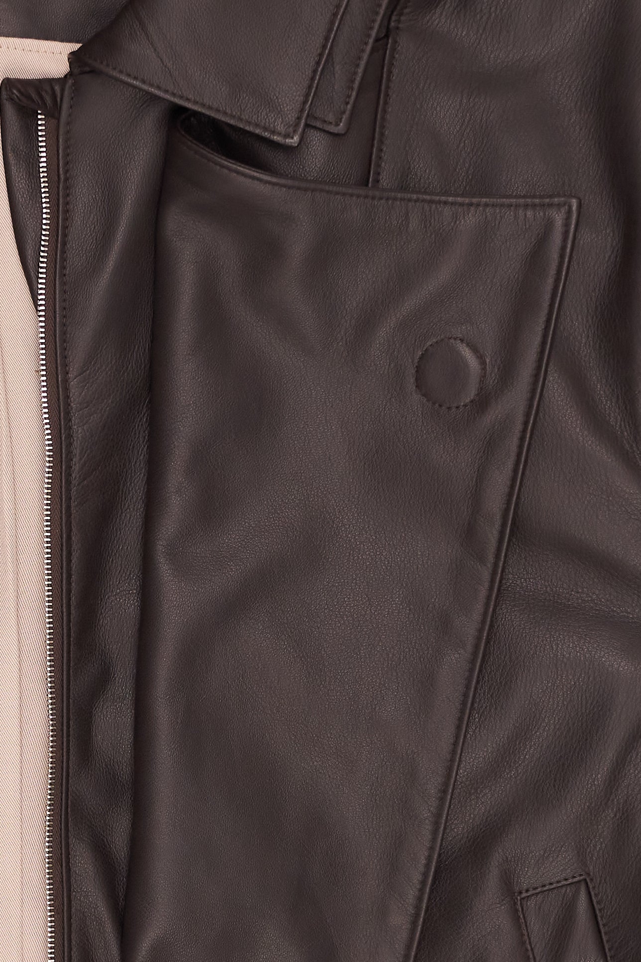 'Bureau' Leather Blouson