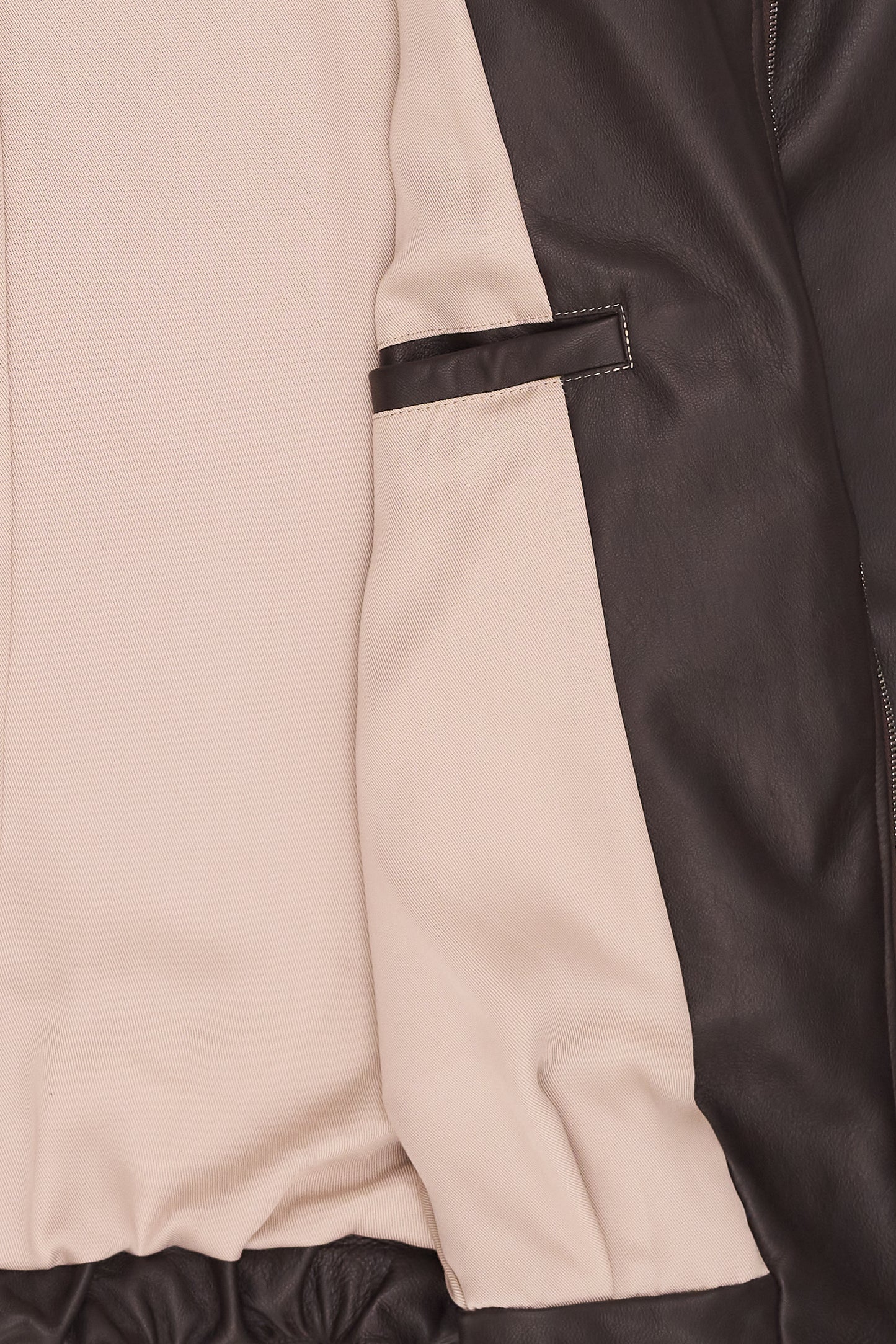 'Bureau' Leather Blouson