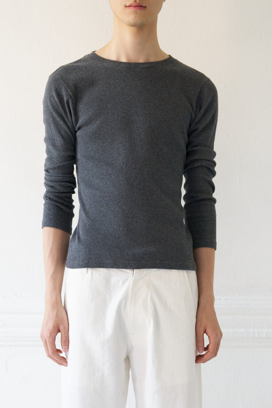 Shale Japanese Cotton Long-Sleeve T-Shirt