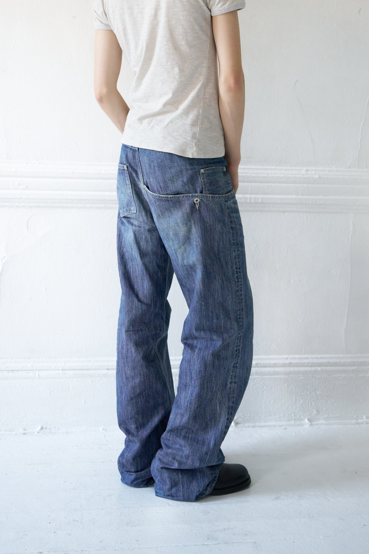 Light-Wash Sling Selvedge Denim