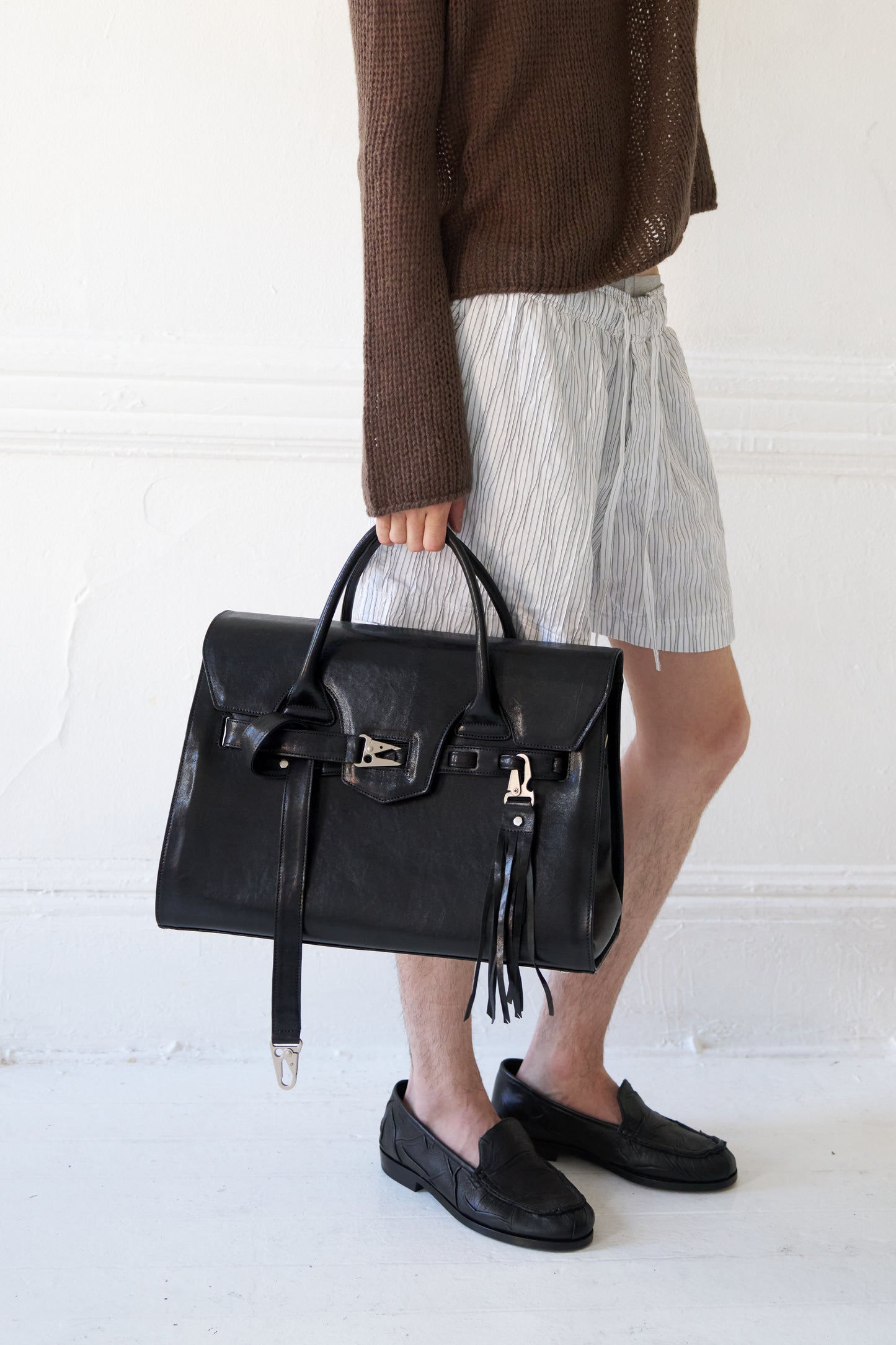 Belay Italian Leather Short-Handle Bag 7km