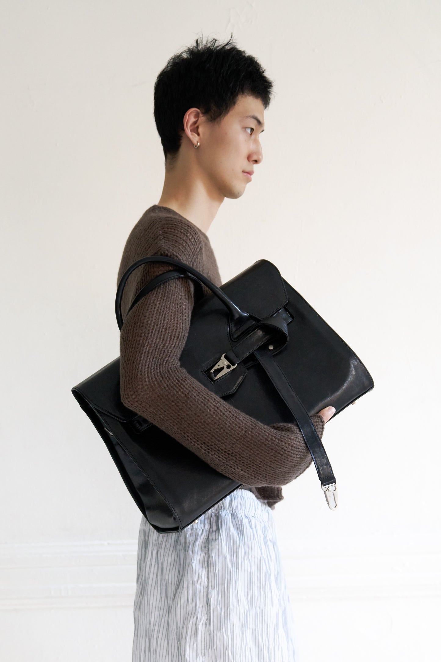 Belay Italian Leather Short-Handle Bag 7km