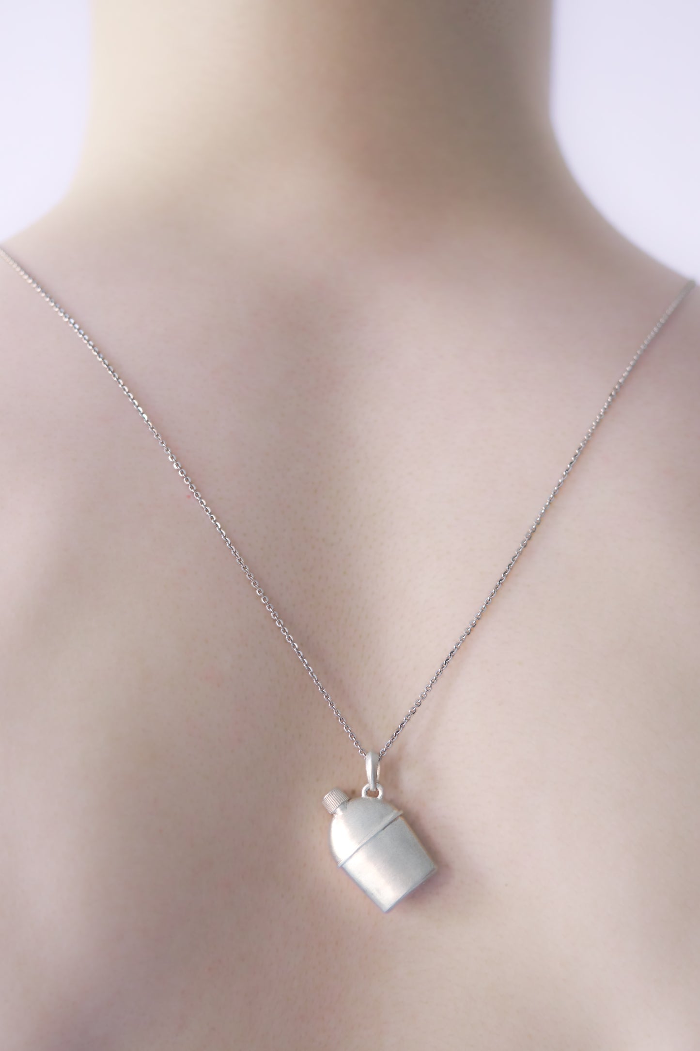 Canteen Sterling Silver Necklace