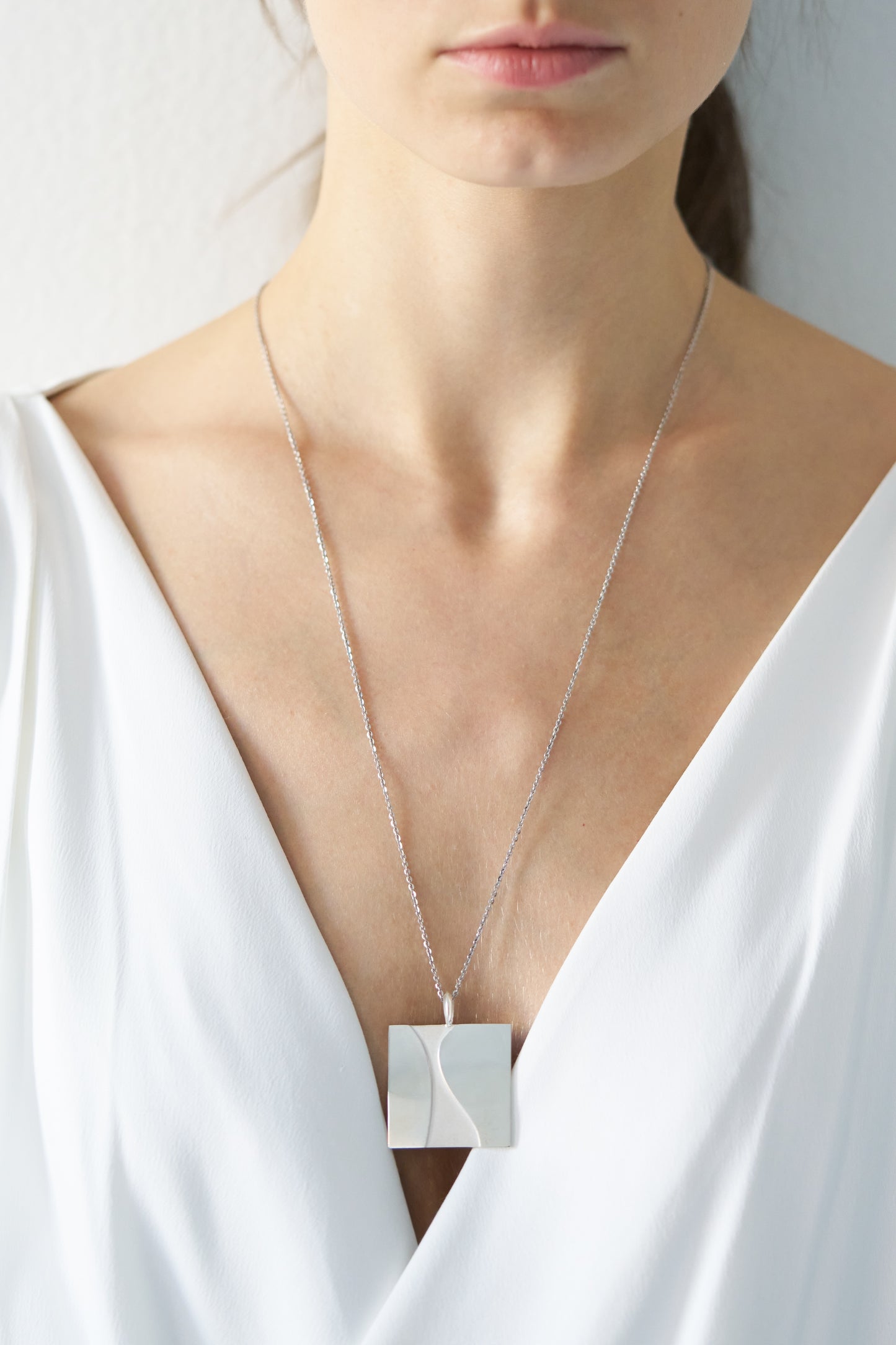 Rivière Sterling Silver Necklace
