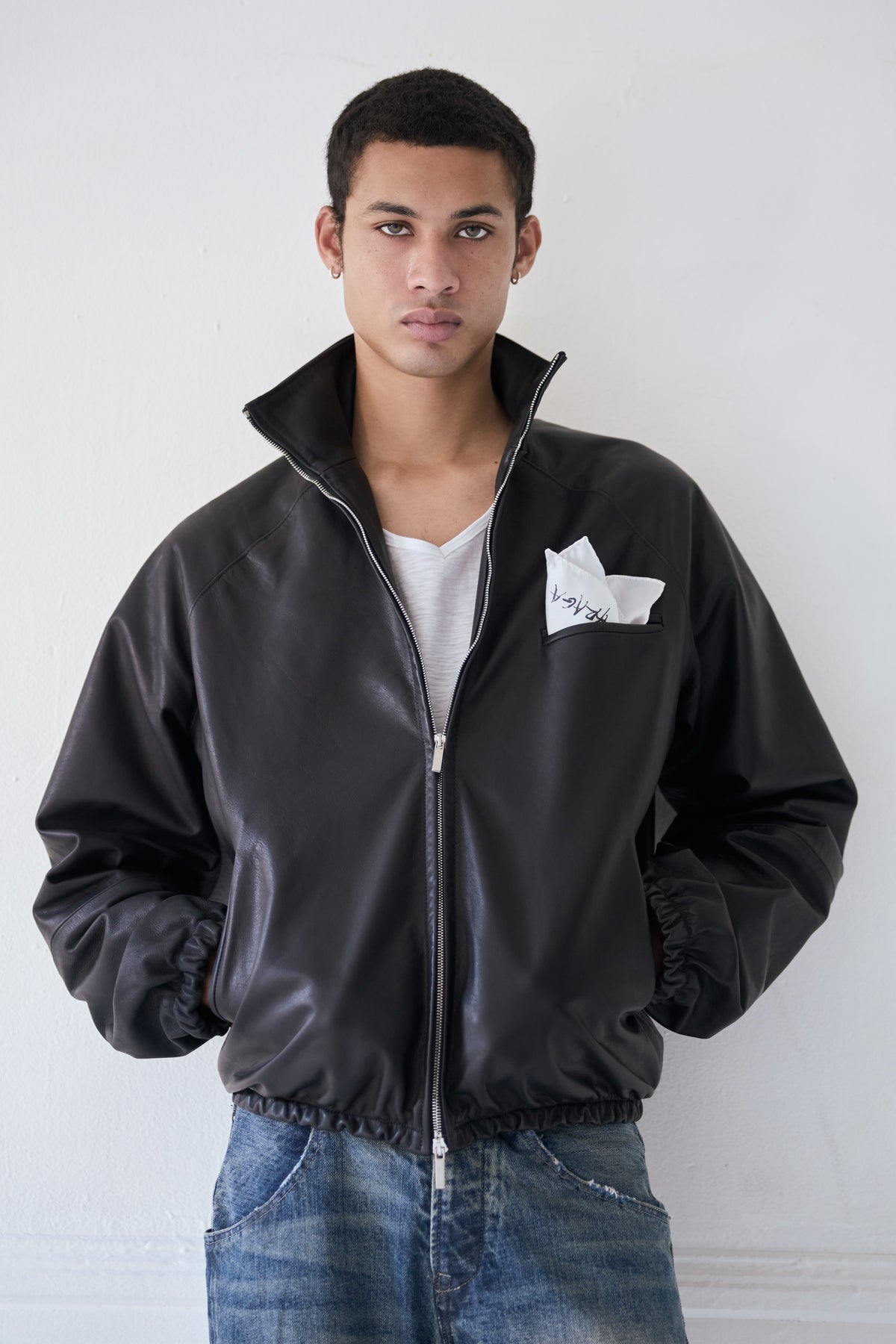 Haruto Italian Cowhide Track Jacket