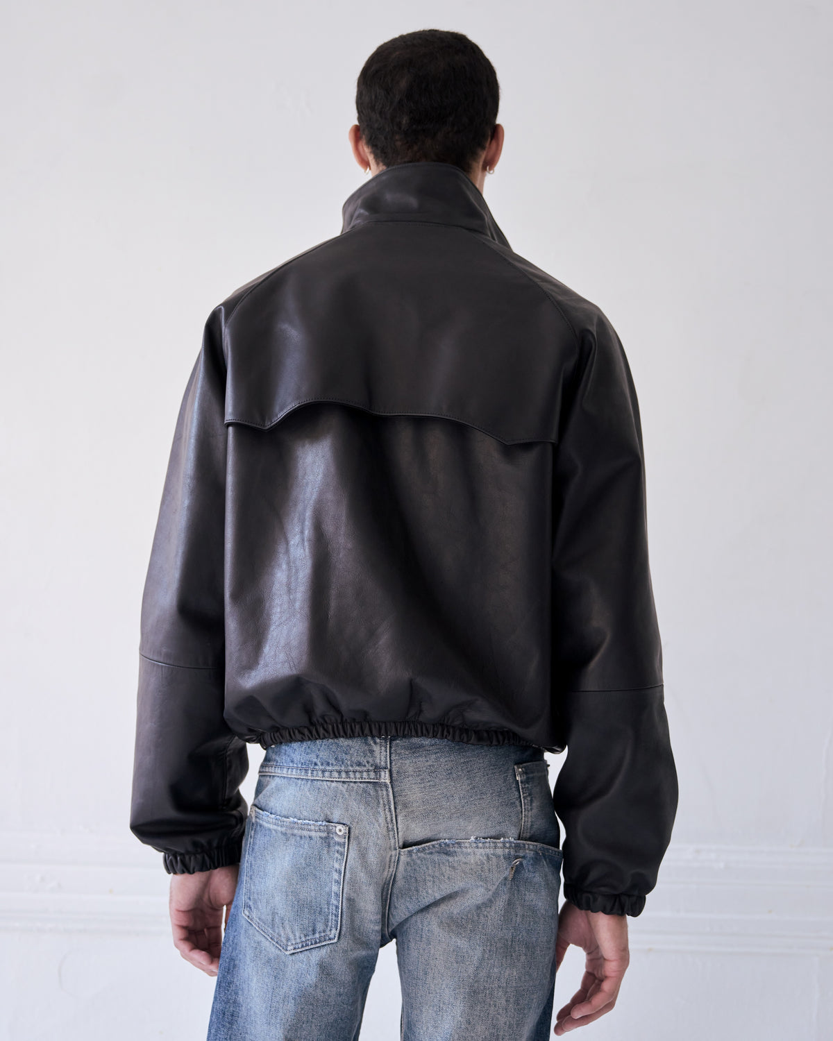 Haruto Italian Cowhide Track Jacket