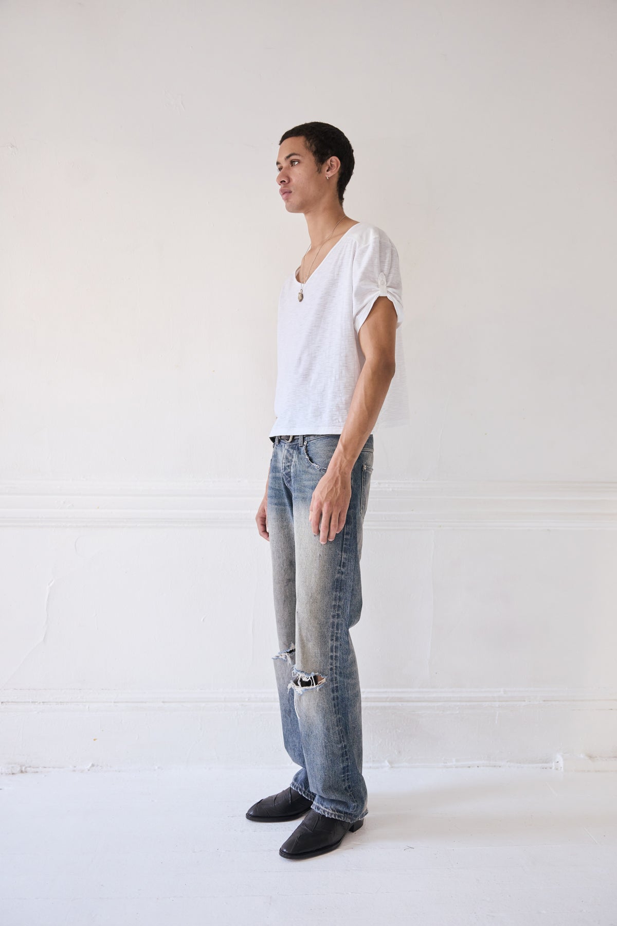 Sling Japanese Distressed Denim Jeans
