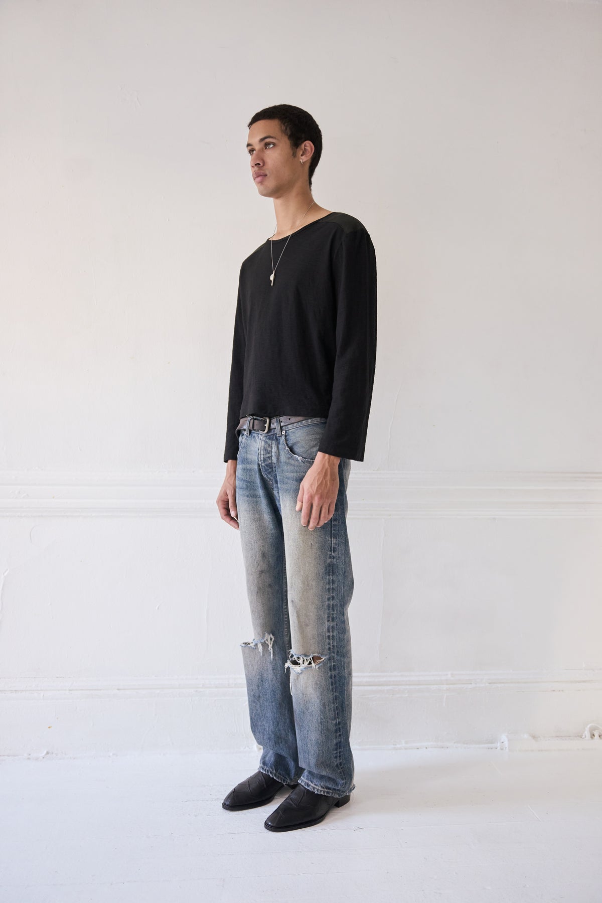 Aegis Japanese Slub Long-Sleeve T-Shirt