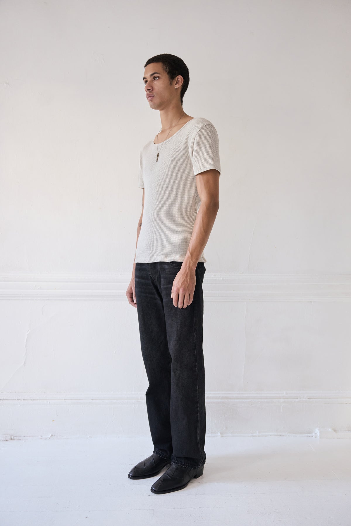 Ember Japanese Thermal U-Neck T-Shirt