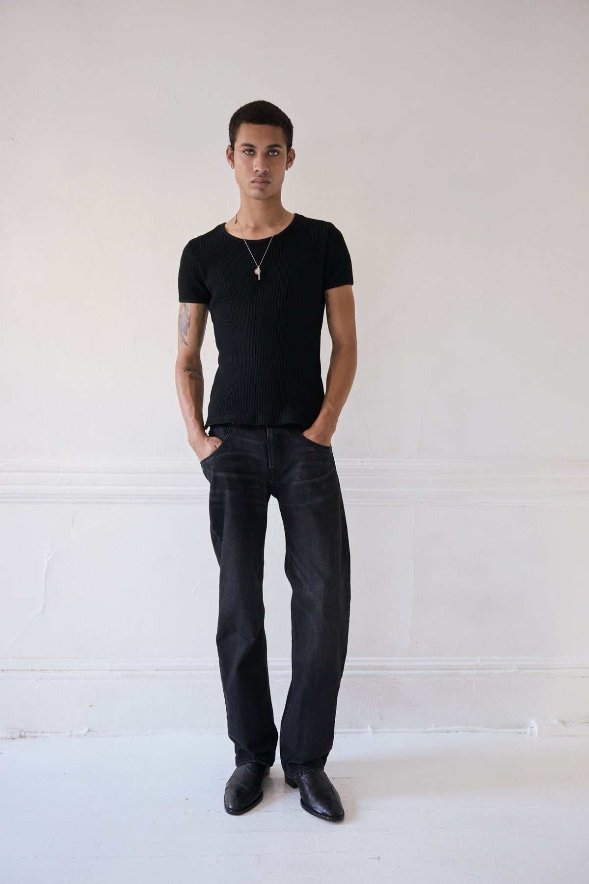 Ember Japanese Thermal U-Neck T-Shirt