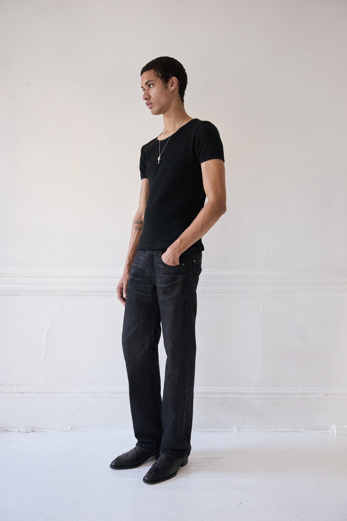 Ember Japanese Thermal U-Neck T-Shirt