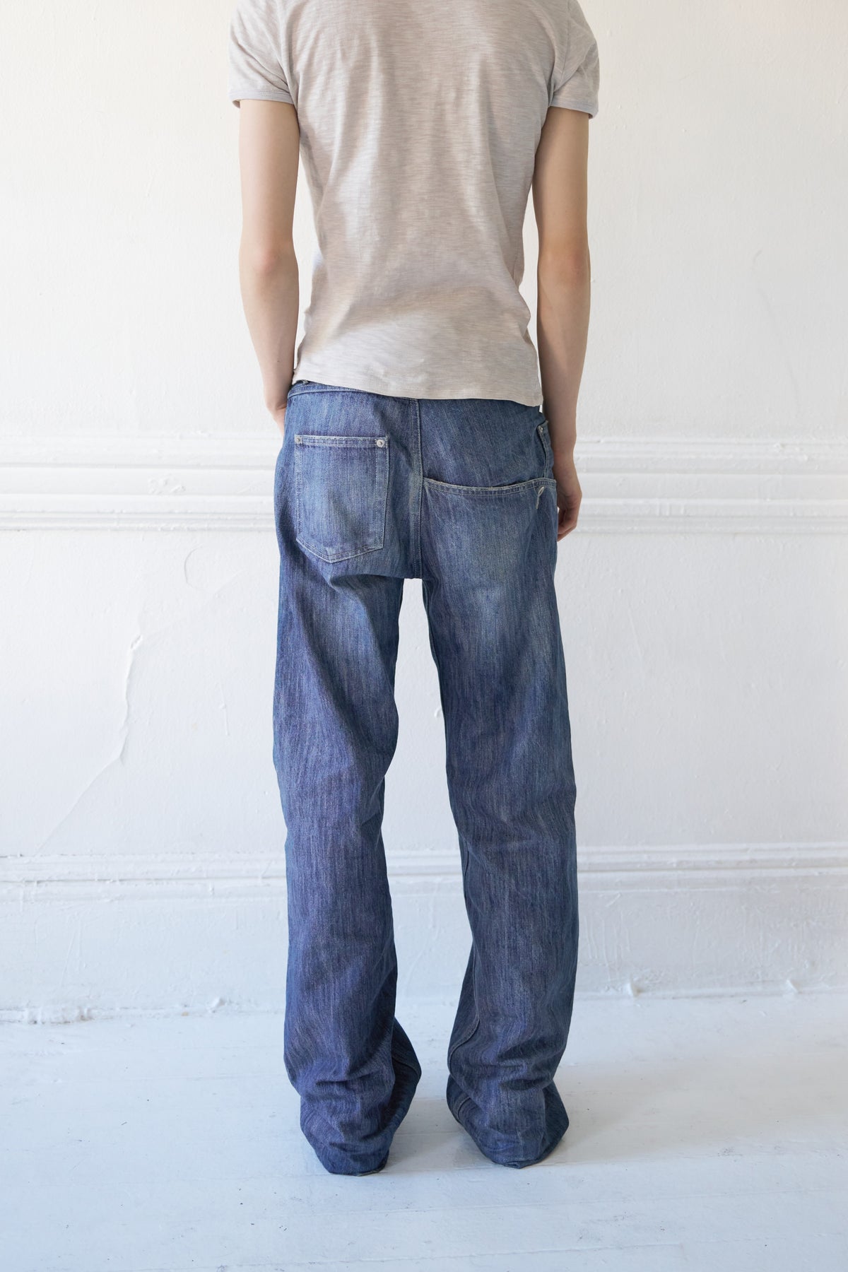 Light-Wash Sling Selvedge Denim